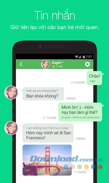 Tính năng chính của ứng dụng Azar trên Android