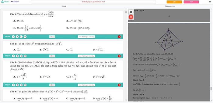 Tạo đề thi online trong 2 phút - Số hóa tất cả đề thi, đề kiểm tra, bài tập.