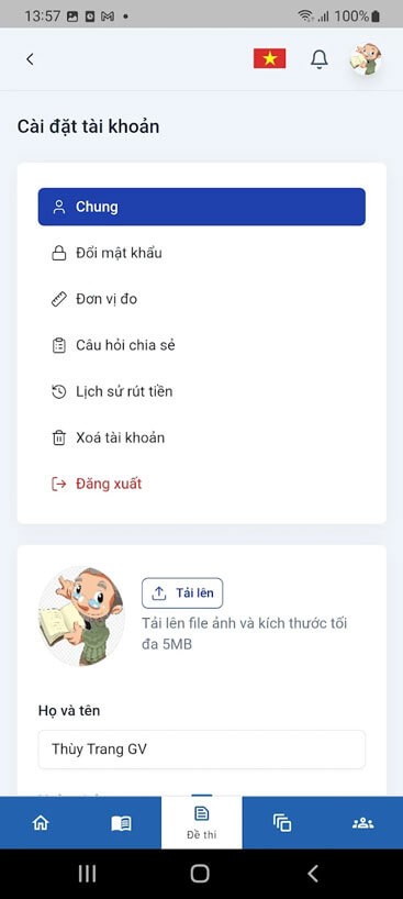 Cài đặt ứng dụng Azota Teacher