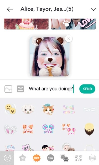 Chia sẻ những bức ảnh tuyệt vời trên B612 cho Android