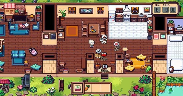 Chăm sóc hàng chục chú mèo trong game nhập vai nuôi pet BabushCats