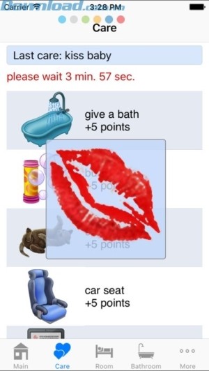 Làm các cử chỉ yêu thương