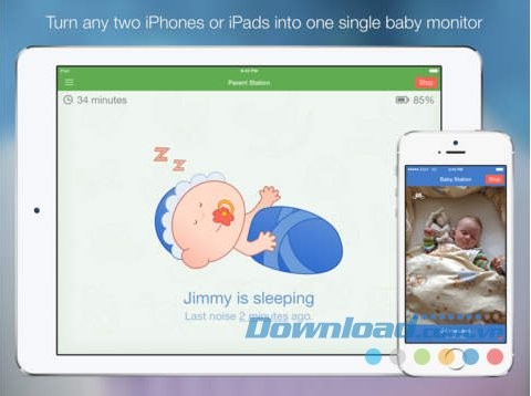 Ứng dụng trông trẻ từ xa