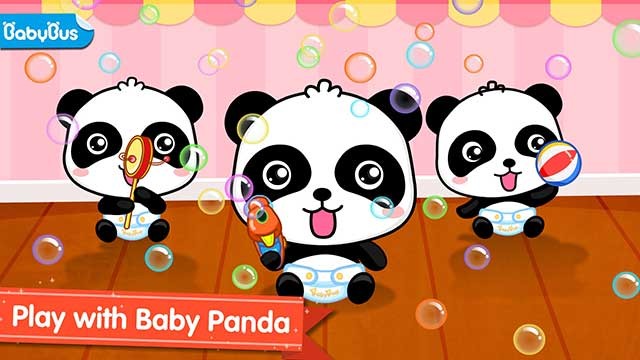 Chơi và chăm sóc gấu trúc nhỏ trong game mô phỏng Baby Panda Care