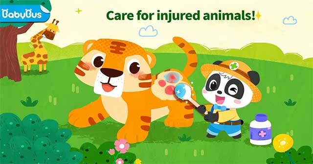Điều trị và xây nhà cho các loài động vật trong Baby Panda: Care For Animals