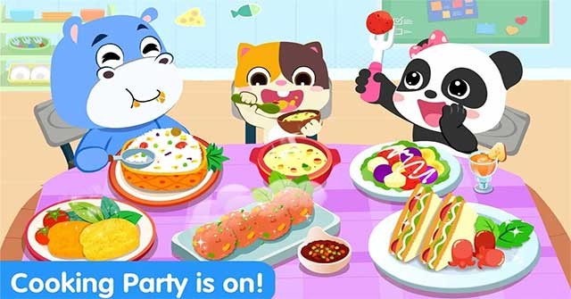 Tham gia bữa tiệc nấu nướng ngon miệng trong Baby Panda: Cooking Party