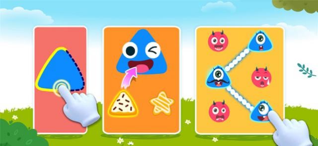 Chơi trò chơi và học về hình dạng