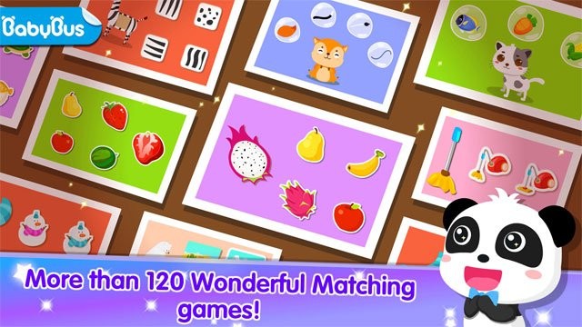 Game bé học cách ghép cặp các đồ vật - Baby Panda Learns Pairs