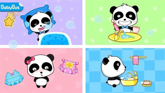 Khám phá một ngày bình thường của gấu trúc nhỏ Kiki trong game Baby Panda's Daily Life cho Android