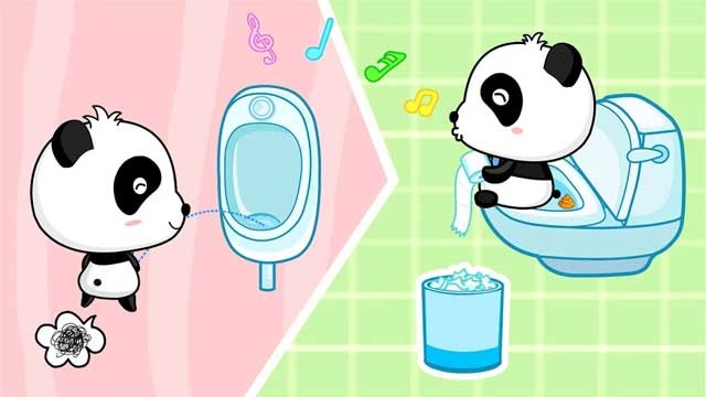 Baby Panda's Daily Life sẽ giúp các bé mạnh dạn chia sẻ những việc mình đang làm với bố mẹ