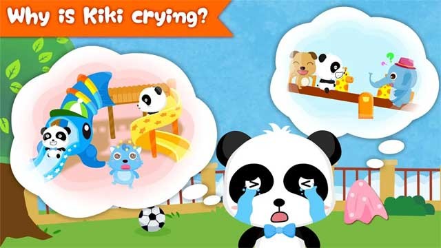 Tại sao gấu trúc nhỏ Kiki lại khóc?