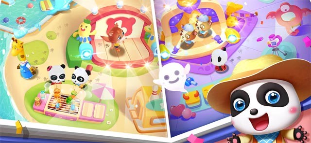 Cùng gấu trúc tổ chức một bữa tiệc sôi động