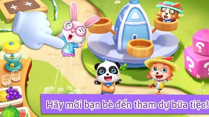 Baby Panda's Theme Party cho Android mang tới hàng loạt trò chơi vui nhộn nhưng không kém phần bổ ích