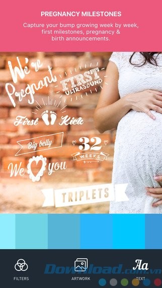 Trang trí ảnh siêu cute