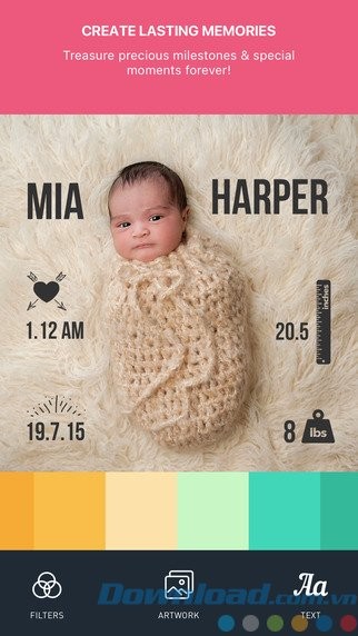 Chỉnh sửa ảnh bé yêu