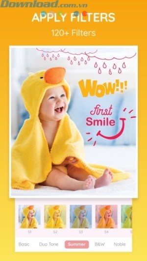 Áp dụng bộ lọc