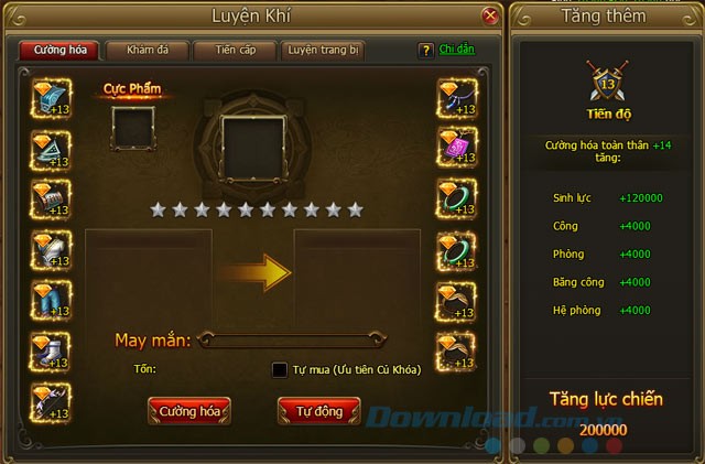 Cường hóa trang bị