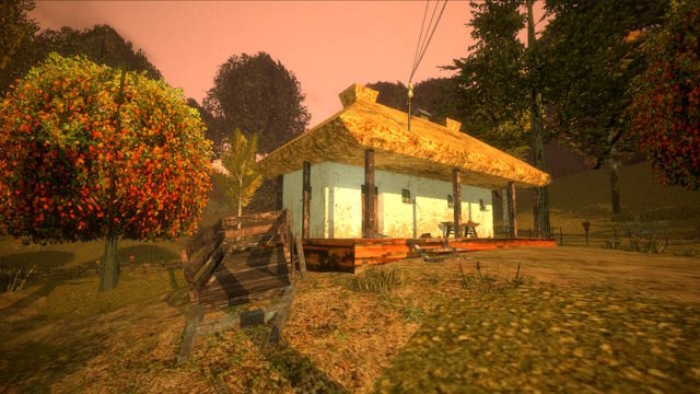 Ngôi làng có 5 ngôi nhà chính, mỗi nơi có cách sửa chữa khác nhau