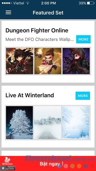 Bộ hình nền nổi bật