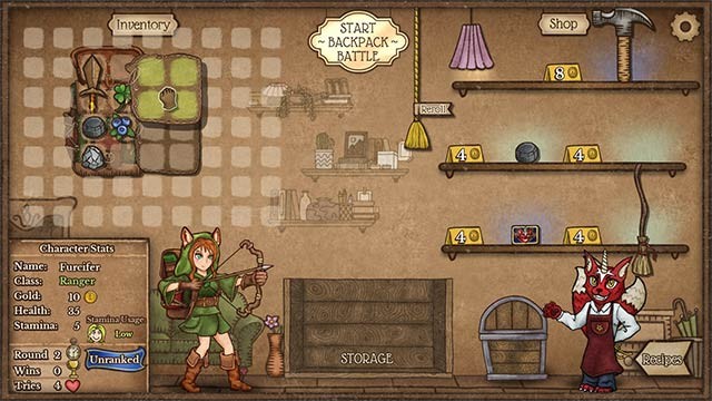 Backpack Battles là trò chơi chiến lược quản lý vật phẩm kết hợp chiến đấu tự động Auto Battler