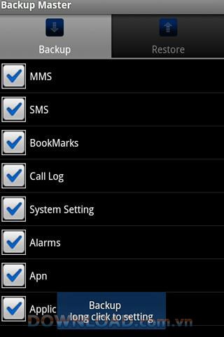 Backup Master for Android