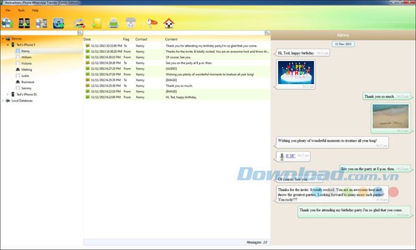 Backuptrans iPhone WhatsApp Transfer