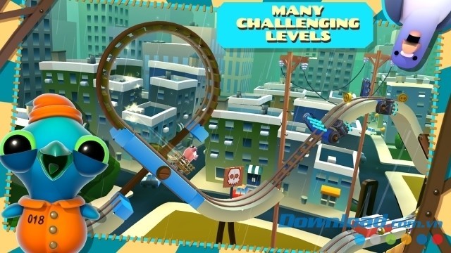 Nhiều màn chơi đầy thử thách hấp dẫn