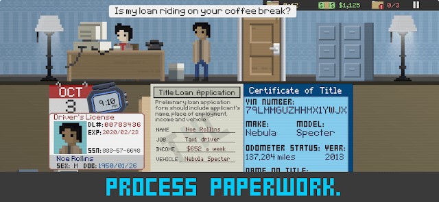 Giải quyết các giấy tờ đăng ký vay và đưa ra quyết định