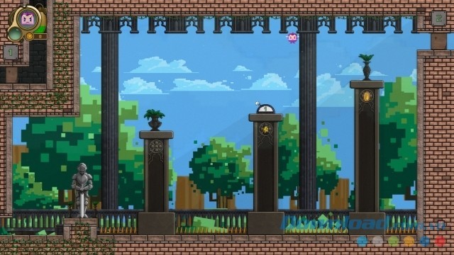 Vượt qua các bài chơi trong game hành động đi cảnh Bad Pad cho máy tính