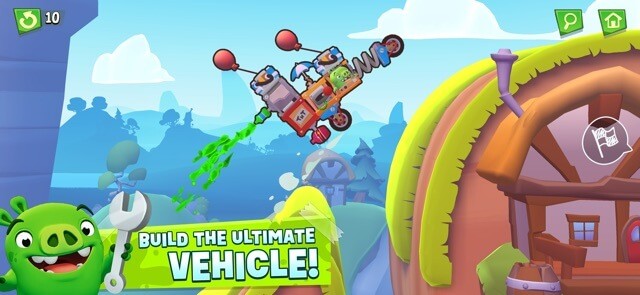 Chế tạo và xây dựng ra các phương tiện độc đáo trong game Bad Piggies 2