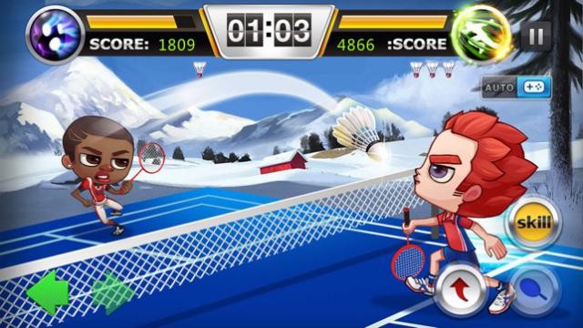 Hòa mình vào các trận đấu cầu lông căng thẳng trong game Badminton Legends