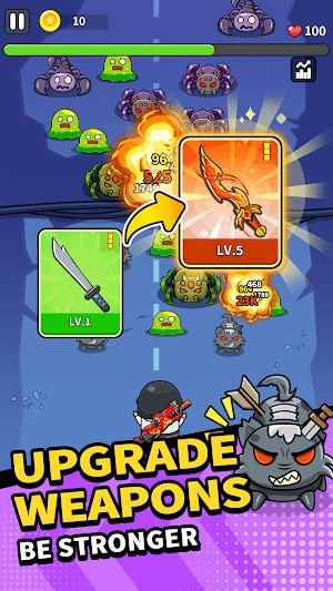 Nâng cấp vũ khí thêm mạnh hơn