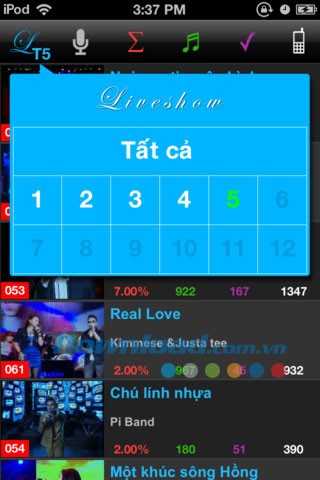 Bài hát yêu thích for iOS