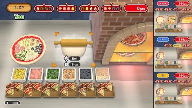 Cán bột, thêm topping theo yêu cầu rồi nướng bánh