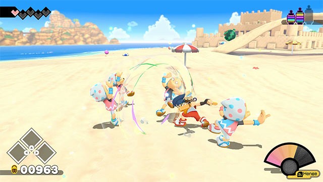 Sử dụng sức mạnh cổ tích và khả năng biến hình của Bakeru trong chiến đấu