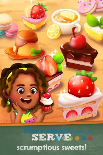 Bakery Story 2 gồm nhiều loại bánh kem khác nhau