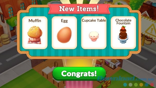 Mở khóa vật phẩm mới