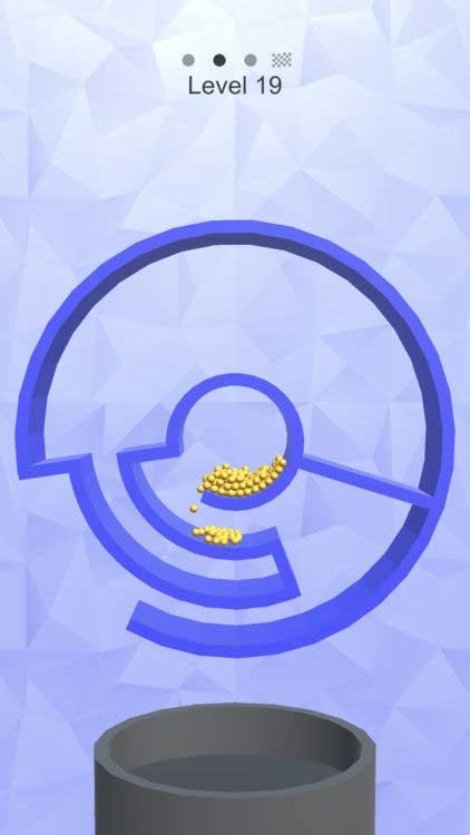 Game dẫn bóng vượt mê cung gây nghiện - Balls Rotate