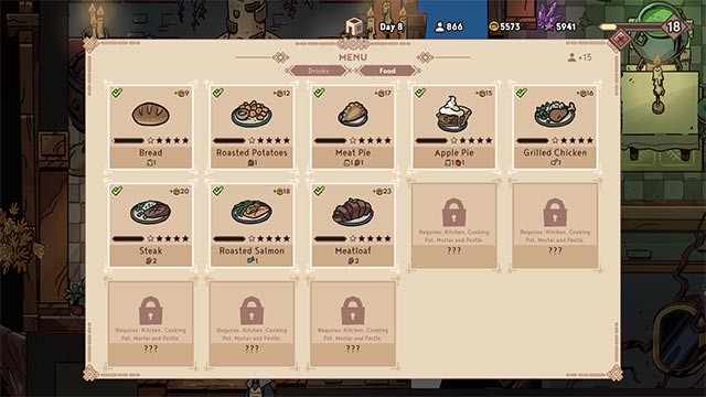 Xây dựng menu gồm những món ăn hấp dẫn để thu hút thực khách đến với Baltic Folk