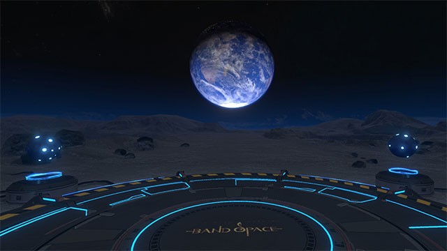 Hiệu ứng âm thanh và hình ảnh hòa quyện 1 cách hài hòa trong Band Space VR