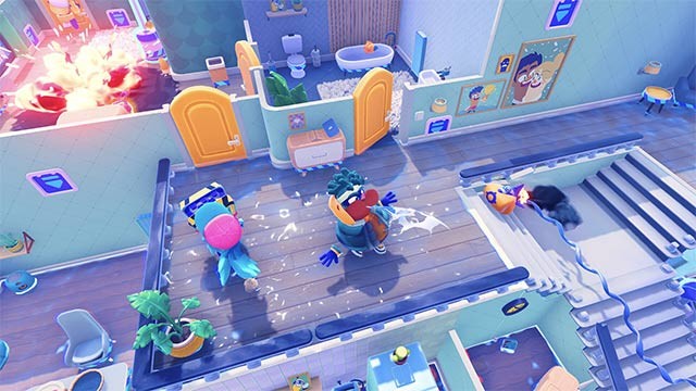 Bandit Trap là game hành động vui xoay quanh cuộc chiến giữa chủ nhà và nhóm cướp 3 tên