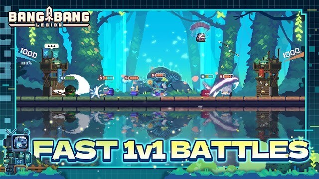 Bang Bang Legion có các trận chiến 1v1 nhịp độ nhanh