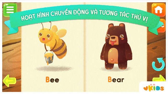 Hình ảnh hoạt hình với chuyển động và tương tác thú vị