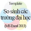 Bảng So Sánh Trường Đại Học - Mẫu Bảng So Sánh
