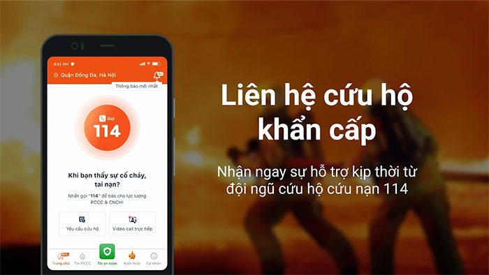 Gọi báo cháy khẩn cấp
