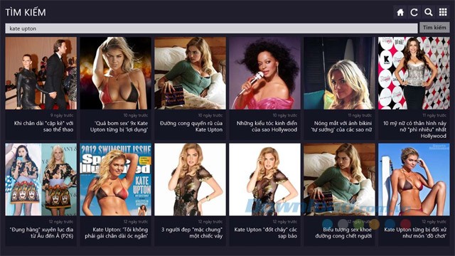 Giao diện tìm kiếm