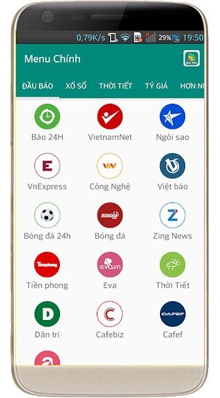 Các đầu báo trong Báo Net