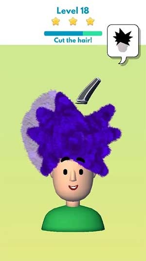 Cắt tóc theo đúng yêu cầu của khách