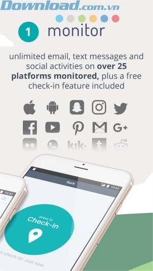 Quét qua tin nhắn, email và các hoạt động xã hội ở hơn 25 nền tảng