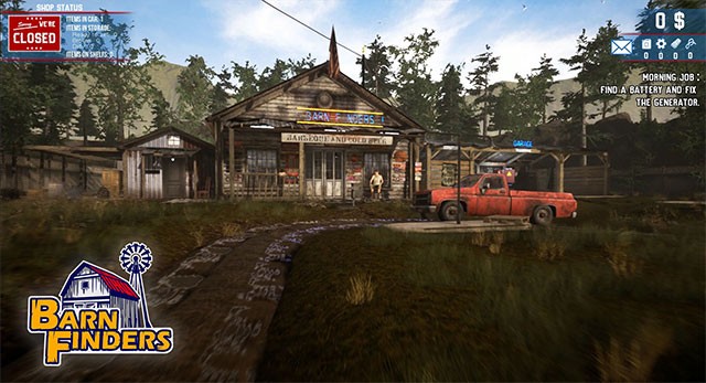 Kinh doanh tiệm đồ cổ thú vị trong game Barn Finders